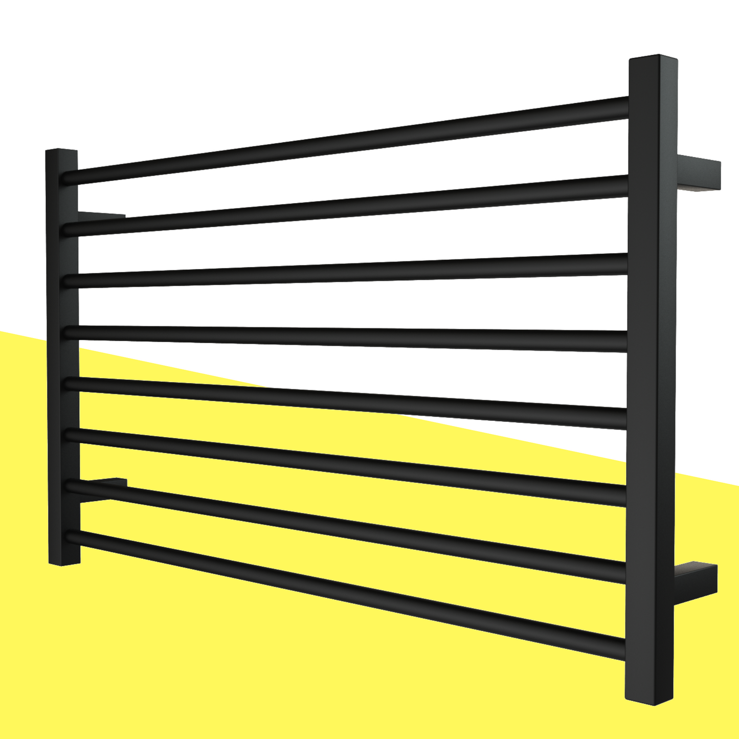 Heated Towel Rack, Space-Saving Towel Warmer Rack, Fast Heating Towel Warmer for Bathroom, Durable Mechanical Switch, hardwired or plug in Install Options - Ideal for Towel heater,