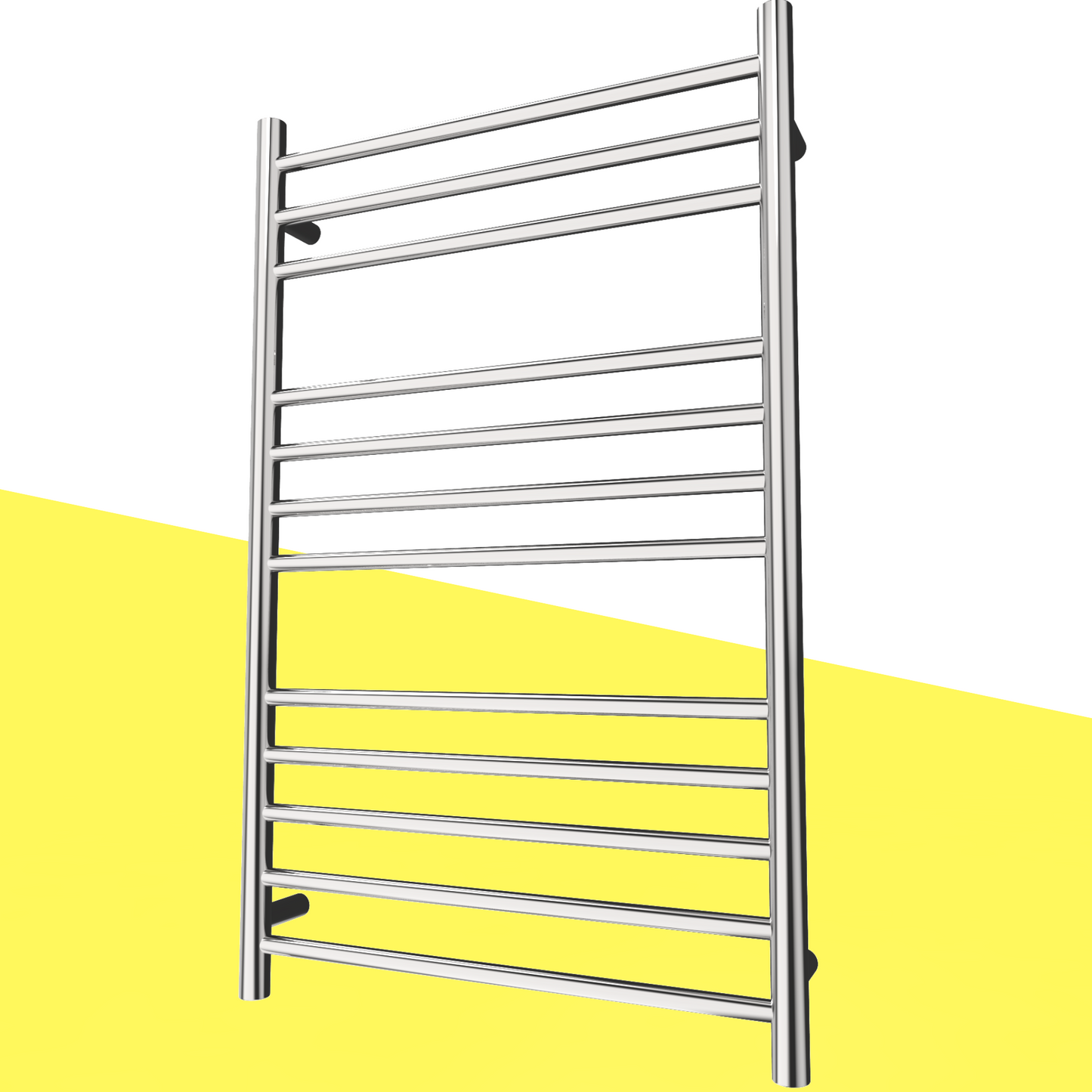 Heated Towel Rack, Space-Saving Towel Warmer Rack, Fast Heating Towel Warmer for Bathroom, Durable Mechanical Switch, hardwired or plug in Install Options